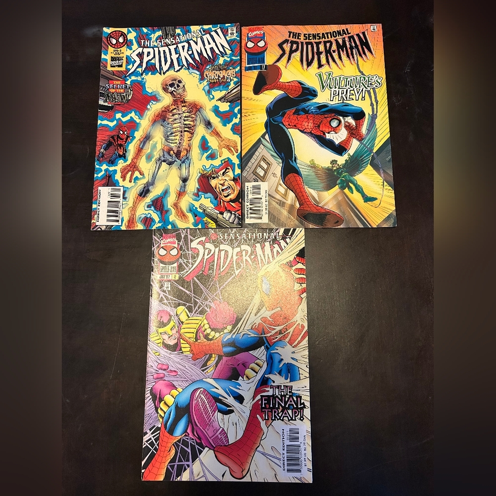 Marvel The Sensational Spider-Man Comic Lot (1997) – Issues #17, #18, #19Great